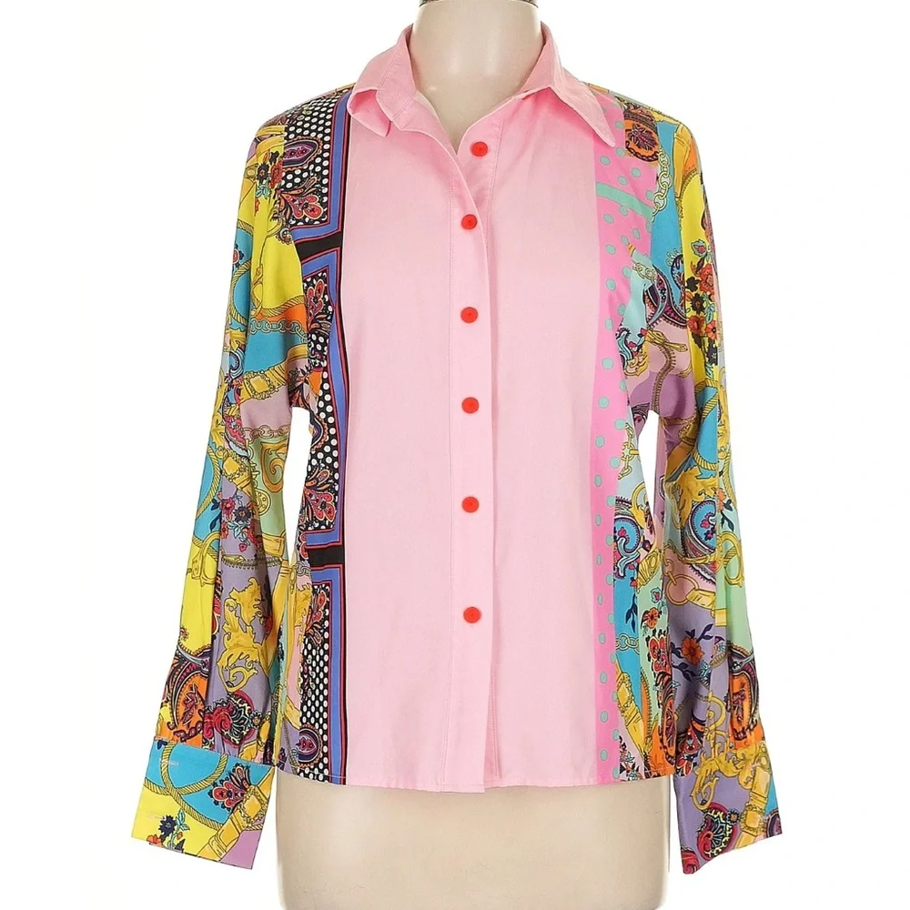 Vibrant Multicolor Women's Dress - Picture 3 of 16